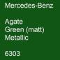 Preview: Mercedes-Benz, Agate Green (matt) Metallic, 6303.